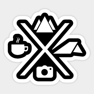 HIKING OUTDOOR SIMPLY ADVENTURE Sticker